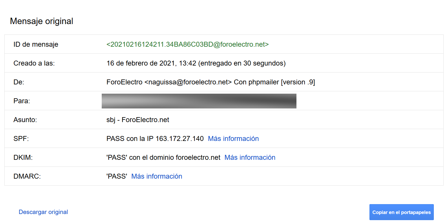 Envío de emails via API REST