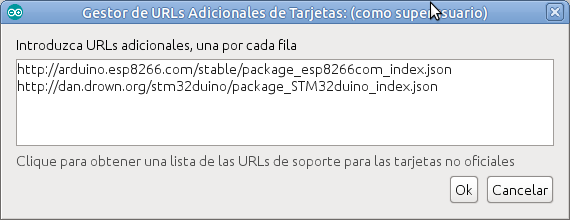 STM32 en Arduino IDE 05 - Anadir URL de tarjetas B