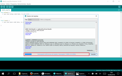 ESP8266 en Arduino IDE 06 - Esperar instalación