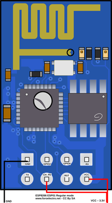 ESP8266 ESP01 regular mode