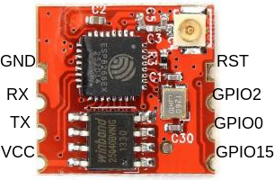 ESP8266 ESP02 pinout