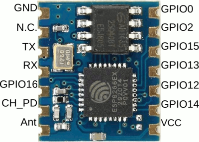 ESP8266 ESP04 Pinout